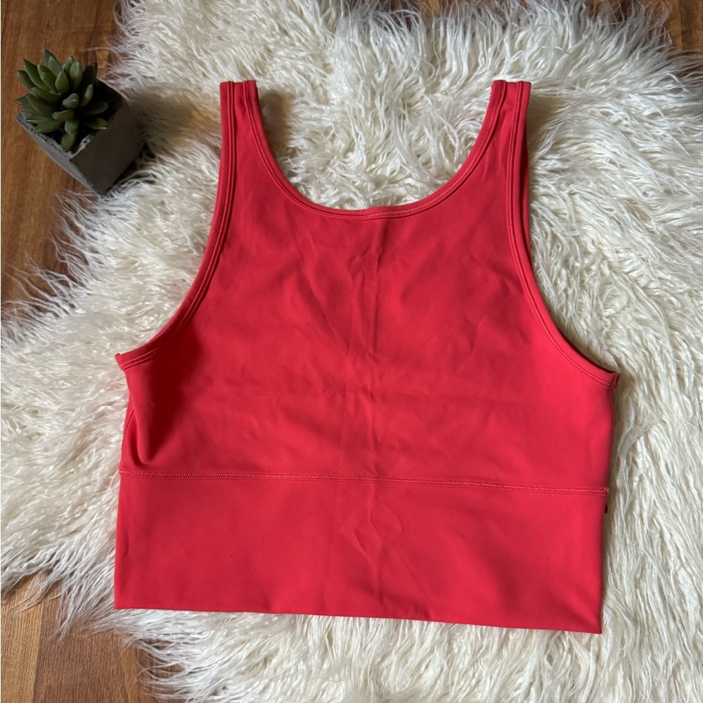 Lululemon Power Pivot Tank Coral Orange/Pink